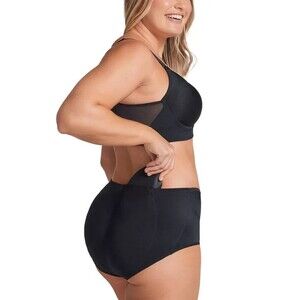 Leonisa Rear-Padded Brief 012688 Black XL
